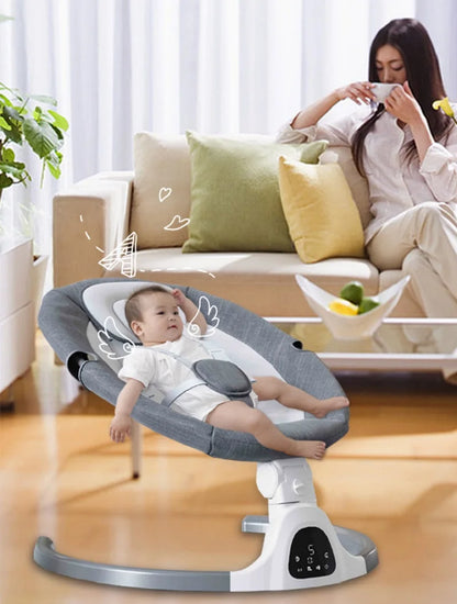 Baby Cribs Baby Rocking Chair Rocking Baby Bed Electric Cradle for Newborn Baby Resting Electric Baby Swing Rocking Chair