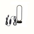 LED Ring Lamp with Three-Color Dimming for Bedroom and Living Room Night Light