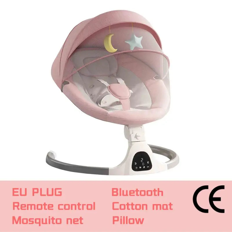 Baby Cribs Baby Rocking Chair Rocking Baby Bed Electric Cradle for Newborn Baby Resting Electric Baby Swing Rocking Chair